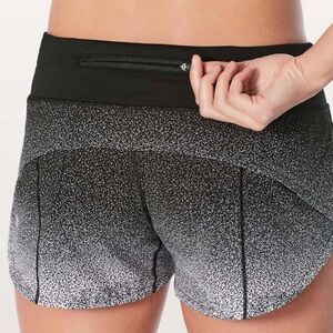 Rare Lululemon ombré speed up shorts